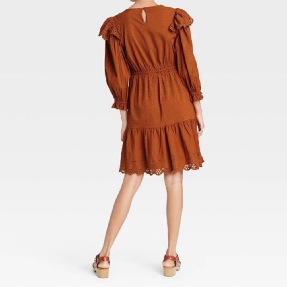 NWT Universal Thread Eyelet Ruffle Dress Small S - Picture 4 of 15